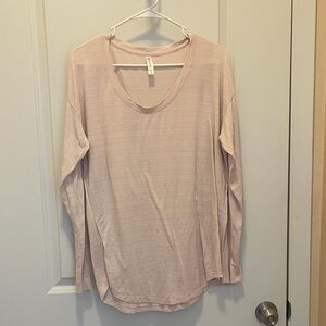 Athleta Soft Blush Long Sleeve Pajama Tee